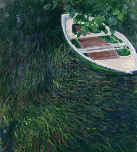 Claude Monet, La Barque, 1887, Huile sur toile, 146 x 133 cm, Paris, Musée Marmottan Monet © The Bridgeman Art Library  